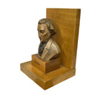 Vintage Topiart Italy Bust Bookend Frédéric Chopin Classical Music Ornament