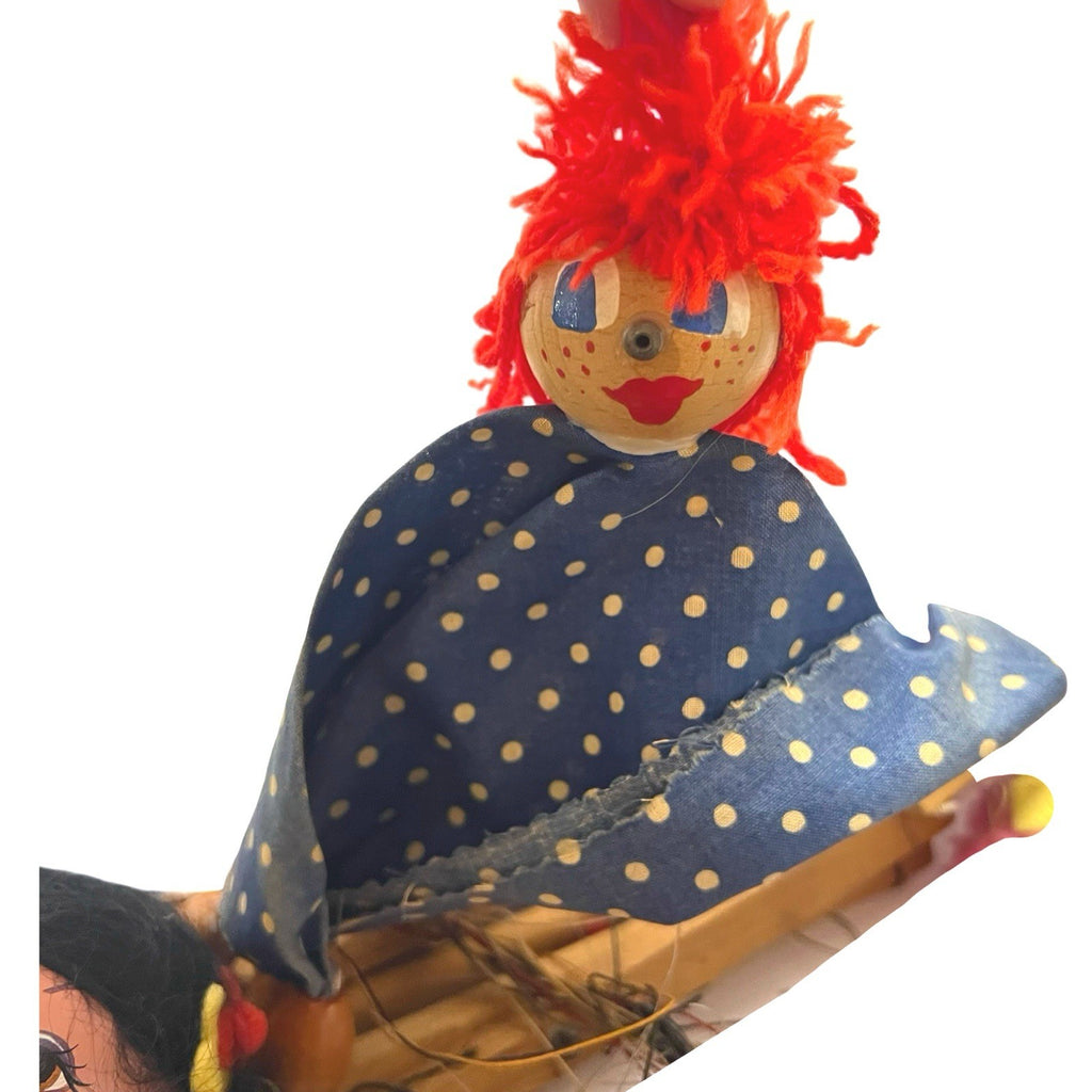 Vintage Pelham Puppet Marionette Job Lot Gypsy Clown Puppets