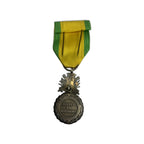 Vintage French Medaille Militaire Military Medal Valeur et Discipline 1870