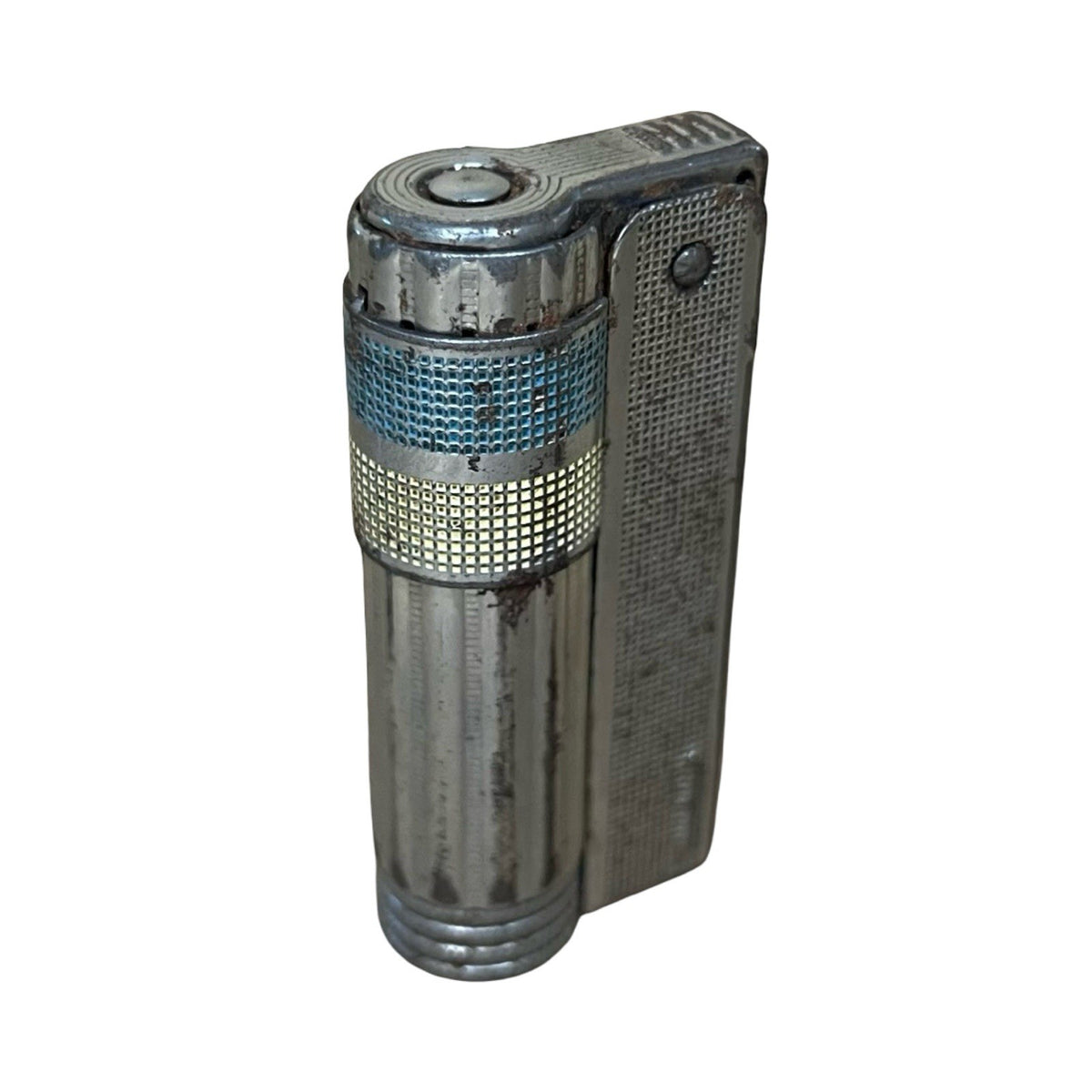 Vintage IMCO Triplex Super 6700 Petrol Lighter Austria Colour Bands Untested