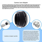 Leica M Lens to Micro Four Thirds Adapter AMOPOFO M4/3 Black Aluminium