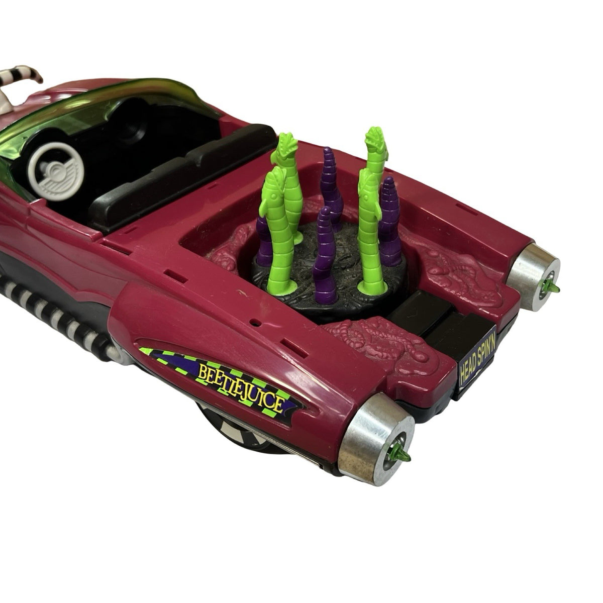 Vintage Kenner Beetlejuice Creepy Cruiser Vehicle 1990 Geffen Film Toy Car
