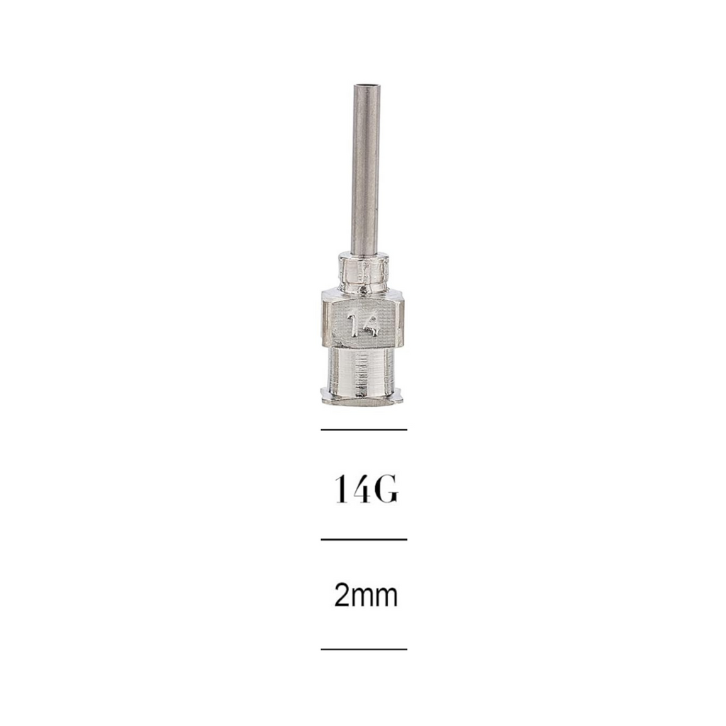 Blunt Dispensing Needle Stainless Steel Syringe Tip Glue Resin Oil Flux 10G-24G