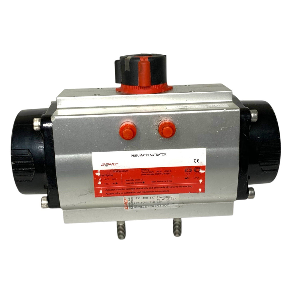 GEMU 751 Pneumatic Actuator Industrial Valve Control 63 Bar 40D 137