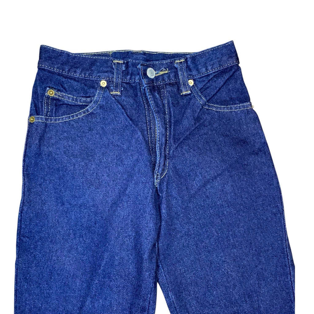ISHU Y2K Flare Jeans Womens 24" Waist Dark Blue Stretch Denim BNWT Vintage