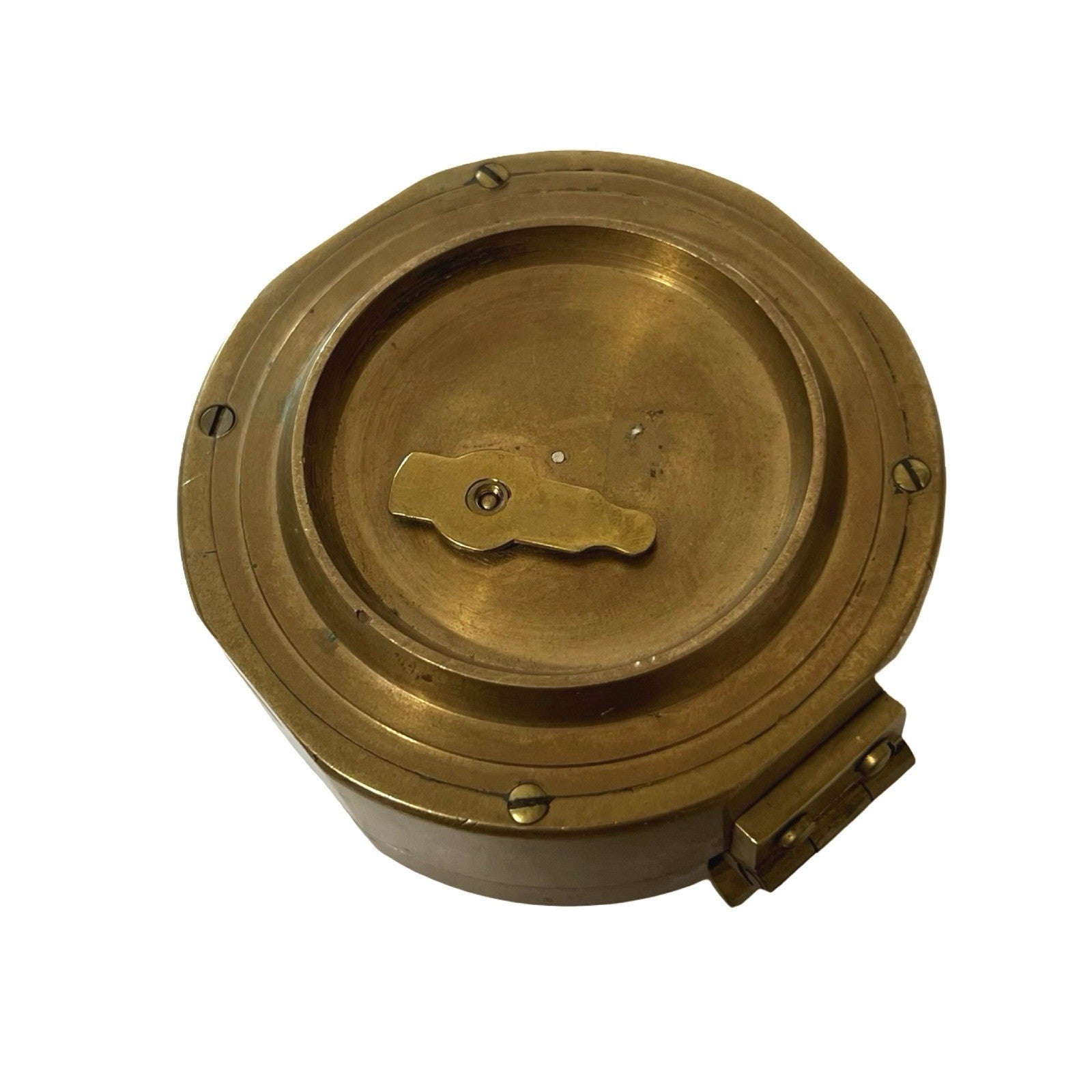Stanley London Natural Sine Brass Pocket Transit Compass Brunton Style