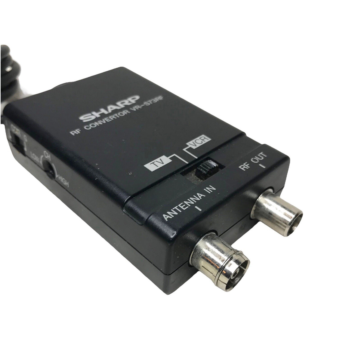 Sharp VR-S73RF RF AC TV Camcorder Video VCR to RF Converter - Vintage Japan Tech