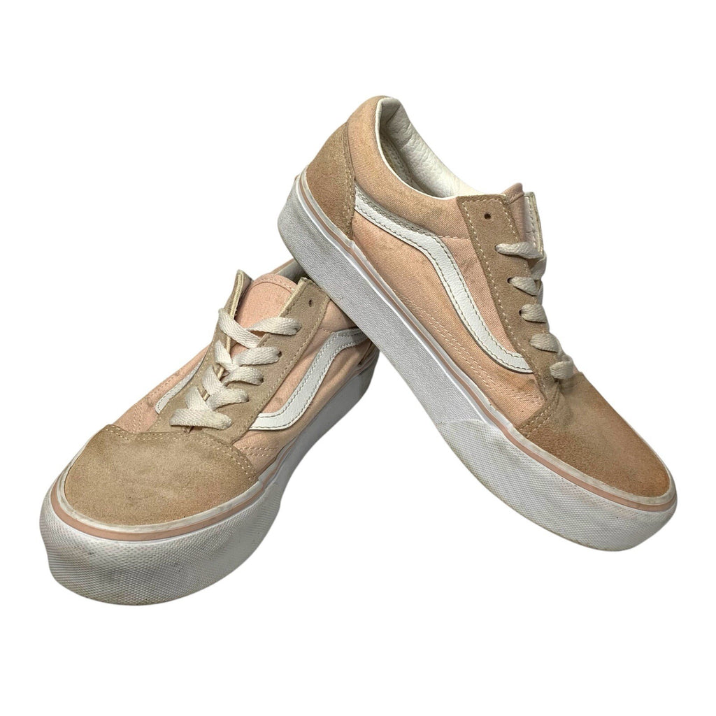 Vans Old Skool Platform Women’s Suede Shoes Rose Pink Size UK 4.5