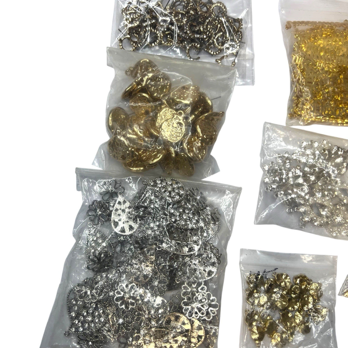 Jewellery Making Pendant & Charm Bundle Unused Hearts Leaves Star Signs