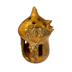 Vintage St Agnes Pottery Fairy House Tealight Lantern Candle Holder Cottage