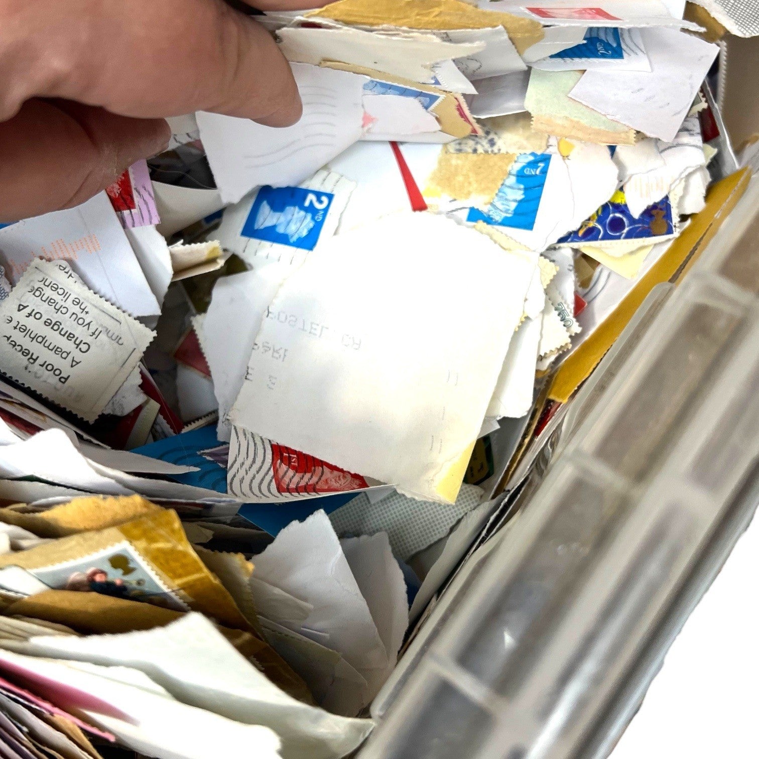 Huge Mixed World Stamps Bundle On Paper Kiloware Stamp Lot Covers Clippings