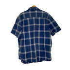 Carhartt Men’s Shirt XL Blue Plaid Button Up Relaxed Fit Workwear Long Sleeve