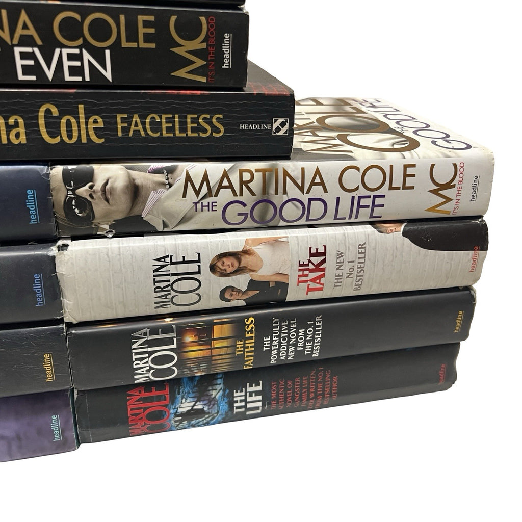 Martina Cole 12 Book Bundle Job Lot Crime Thriller Hardback Paperback Novels - back view
