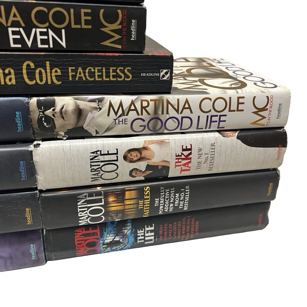 Martina Cole 12 Book Bundle Job Lot Crime Thriller Hardback Paperback Novels - back view