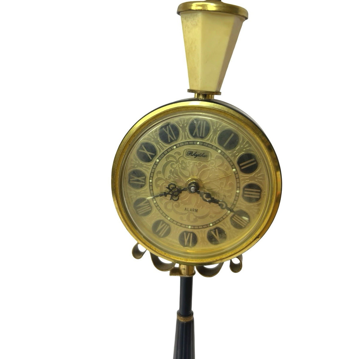 Vintage Rhythm Moulin Rouge Street Lamp Alarm Clock Japan 20cm