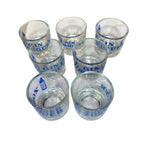 7x Gin Xoriguer Mini Shot Glasses Mahon Menorca Spain Taster Glass Set