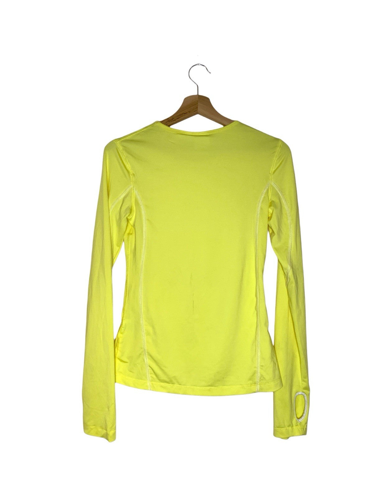 Leeds United Heritage White Label Yellow Gym Stretch Running Top BNWT Size 6