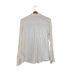 Carhartt Long Sleeve Polo Shirt Beige Cotton Workwear Top Unisex Medium Vintage