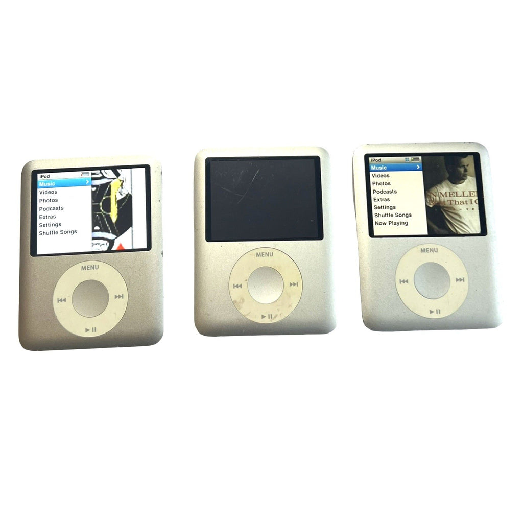 Apple iPod Nano 3rd Gen 4GB MP3 Player Silver Working but Need New Batteries