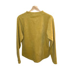 Voodoo Dolls Womens Mustard Yellow Fluffy Fleece Pullover Jumper Size M