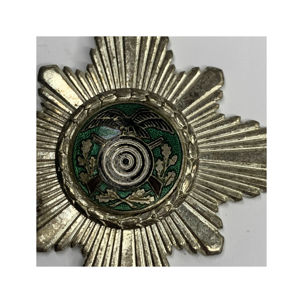 Vintage German Schutzenverein Shooting Prize Medal Star 1954 Welsede III Schutze