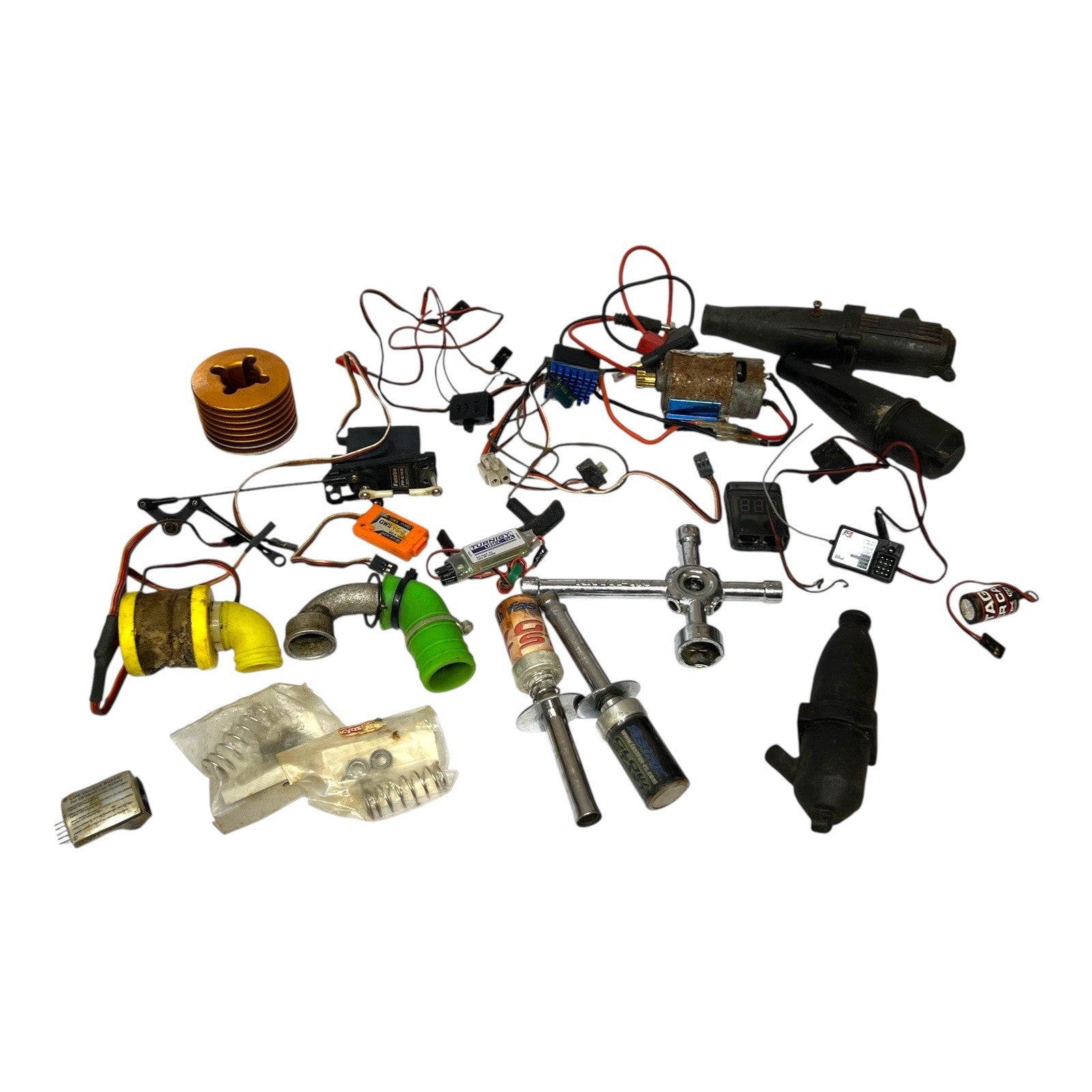 RC Nitro & Electric Spares Job Lot Pipes Servo ESC UBEC Tools Repair