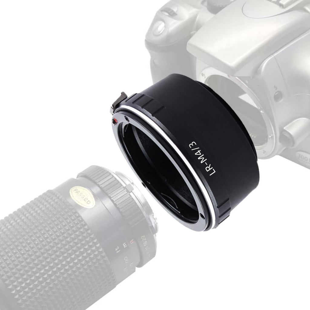 Leica M Lens to Micro Four Thirds Adapter AMOPOFO M4/3 Black Aluminium