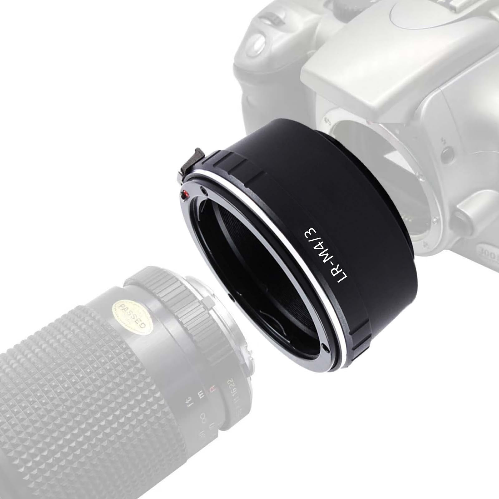 Leica M Lens to Micro Four Thirds Adapter AMOPOFO M4/3 Black Aluminium