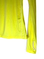 Leeds United Heritage White Label Yellow Gym Stretch Running Top BNWT Size 6