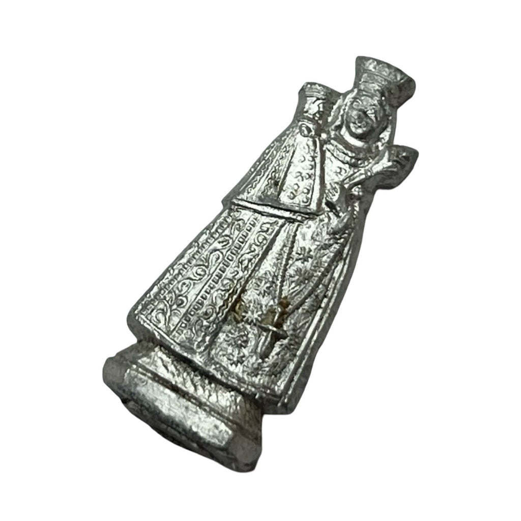 Vintage Catholic Folding Pocket Shrine Virgin Mary Christ Child Germany Case