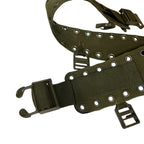 Olive Drab Military Webbing Utility Belt Tactical Load Bearing Equipment Belt