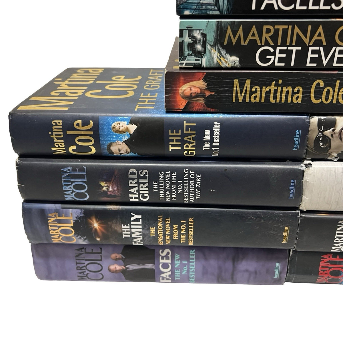 Martina Cole 12 Book Bundle Job Lot Crime Thriller Hardback Paperback Novels - detail view