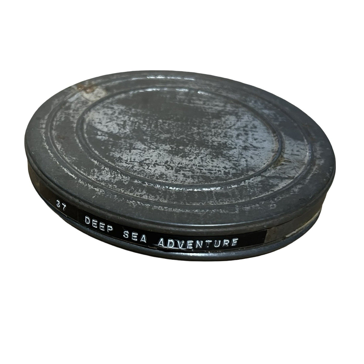 Vintage 8mm Film Reel Deep Sea Adventure 200ft Cine Movie Metal Can Retro Film