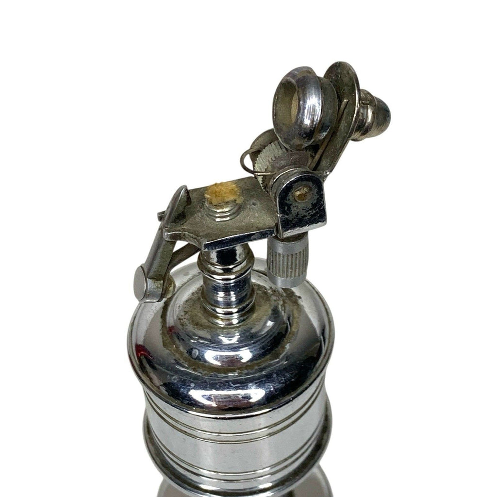 Vintage Anglia Semi Automatic Table Lighter Chrome LIC 10 A5/13 31 England