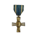 German Bavarian Fire Service Merit Cross 1955 Feuerlöschwesen Medal Gilt Pin. Pre-owned collectable, actual item photographed by The Voyage Bird.