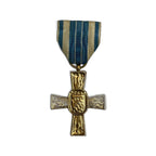 German Bavarian Fire Service Merit Cross 1955 Feuerlöschwesen Medal Gilt Pin. Pre-owned collectable, actual item photographed by The Voyage Bird.