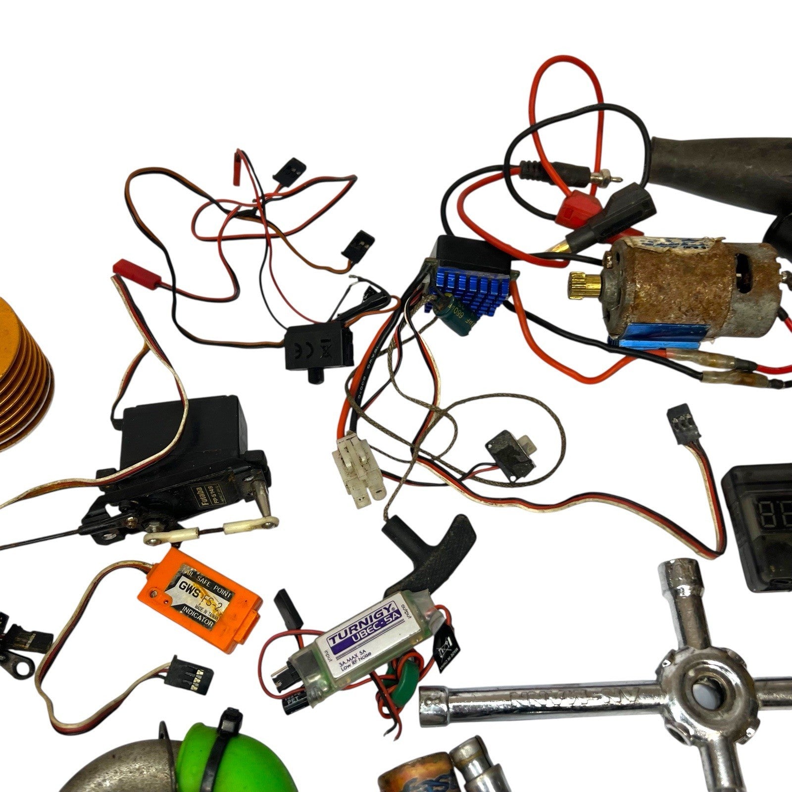 RC Nitro & Electric Spares Job Lot Pipes Servo ESC UBEC Tools Repair