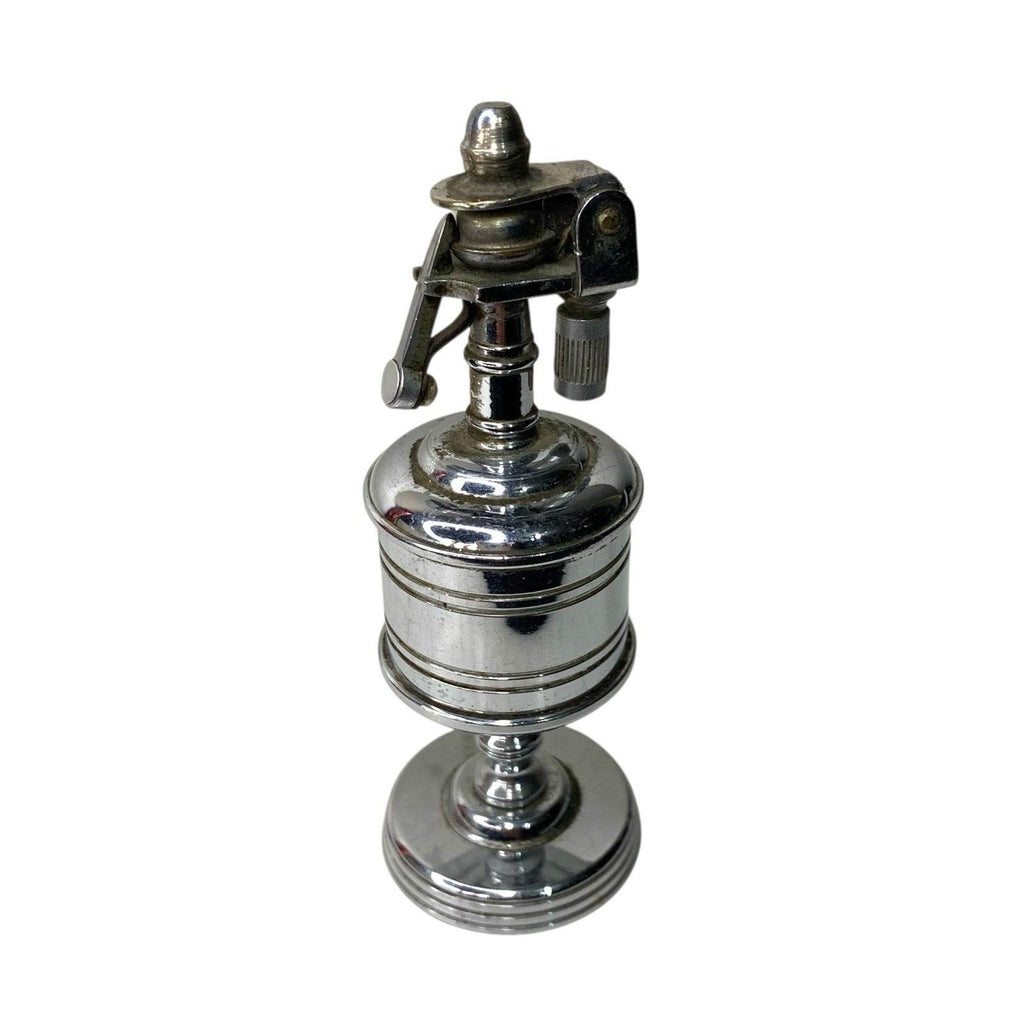 Vintage Anglia Semi Automatic Table Lighter Chrome LIC 10 A5/13 31 England