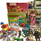 Large Vintage Toy Job Lot Airfix Merit Rubiks Dolls Figures Games Collectables - detail view