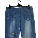 Spase Y2K Bootcut Jeans Womens Size 16 Low Rise Blue Denim BNWT Deadstock