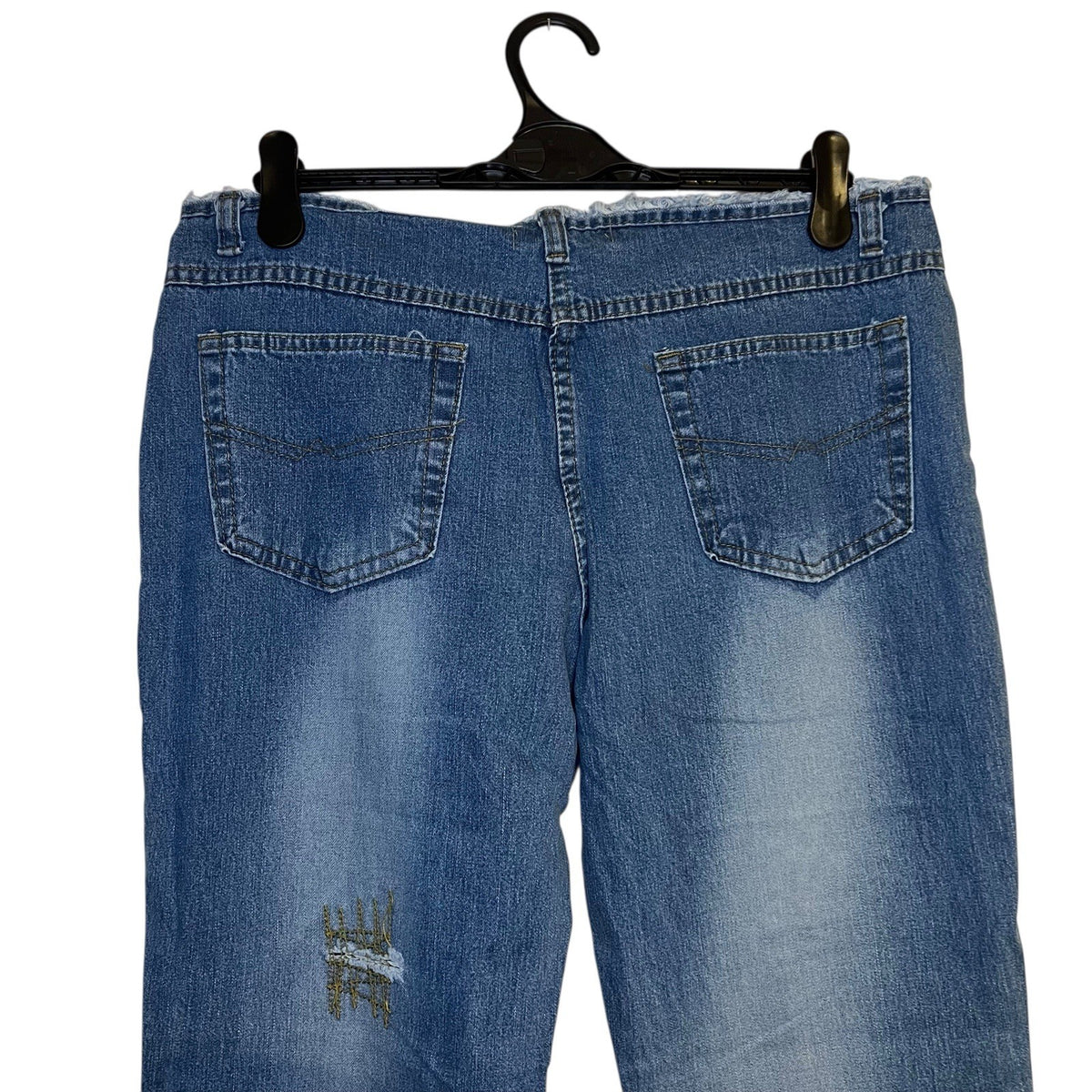 Spase Y2K Bootcut Jeans Womens Size 16 Low Rise Blue Denim BNWT Deadstock