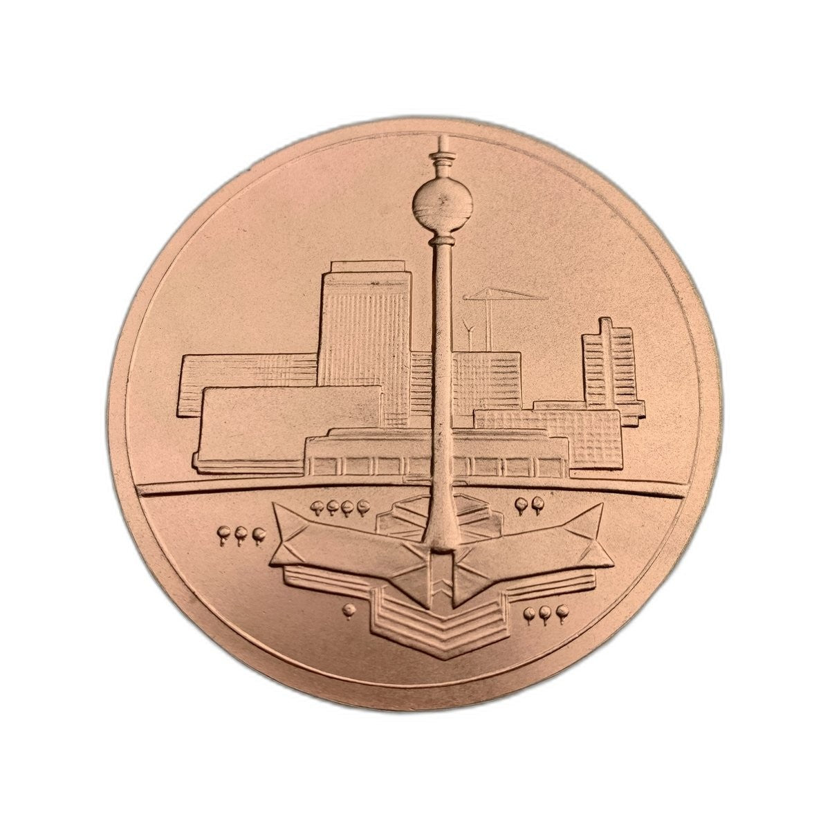 Vintage GDR 1969 Commemorative Medallion 20th Anniversary East Germany Berlin