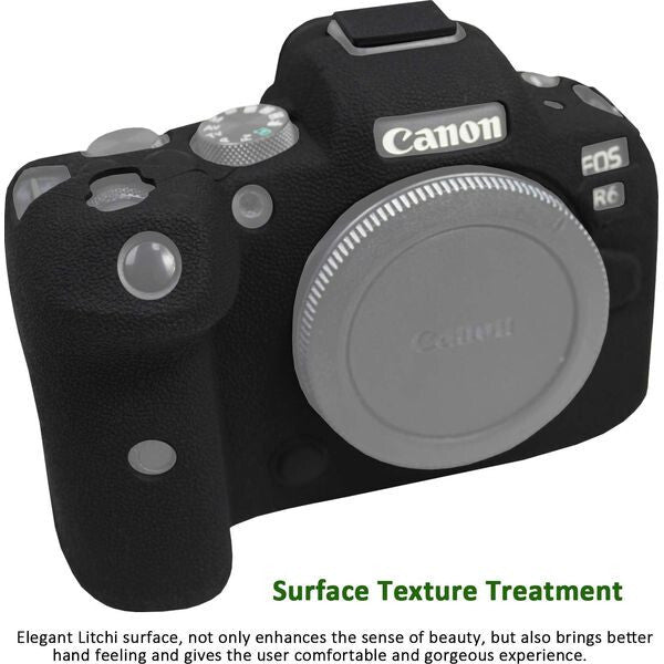 For Canon EOS R6 Camera Soft Silicone Protective Cover Case Skin Anti-Scratch UK