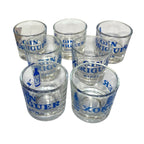 7x Gin Xoriguer Mini Shot Glasses Mahon Menorca Spain Taster Glass Set