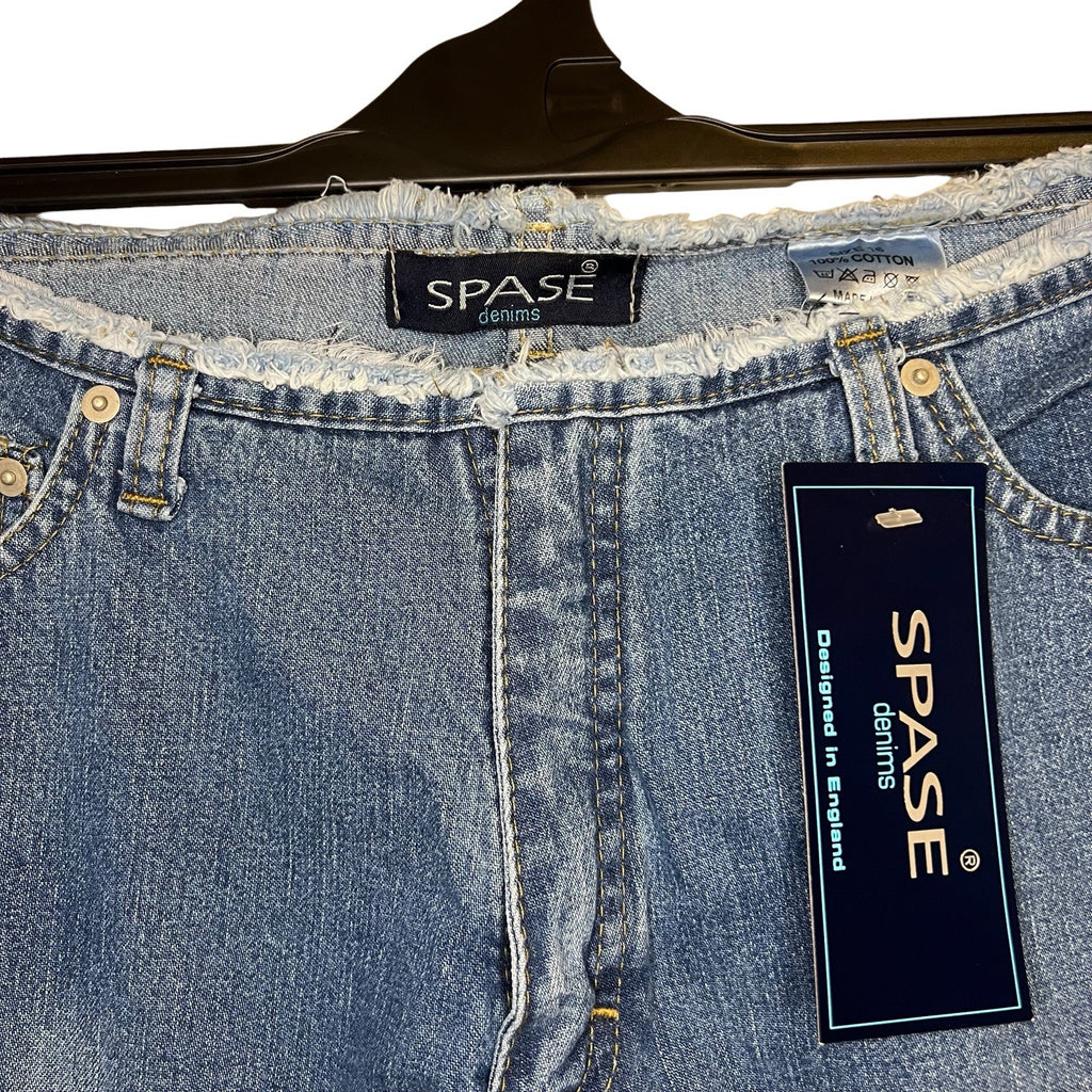 Spase Y2K Bootcut Jeans Womens Size 16 Low Rise Blue Denim BNWT Deadstock