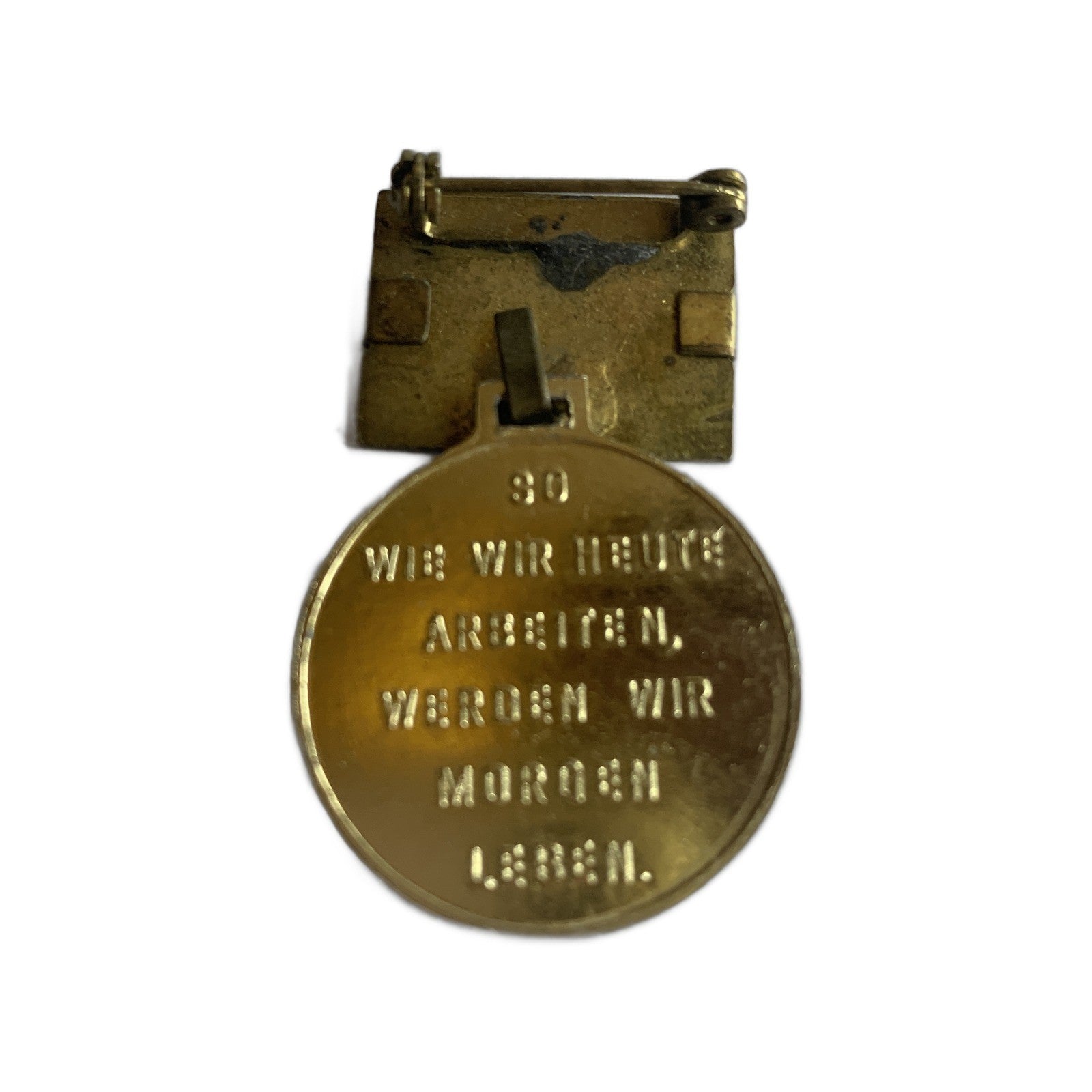 Vintage GDR DDR Medal Badge Fur Ausgezeichnete Leistungen 1961 Clasp