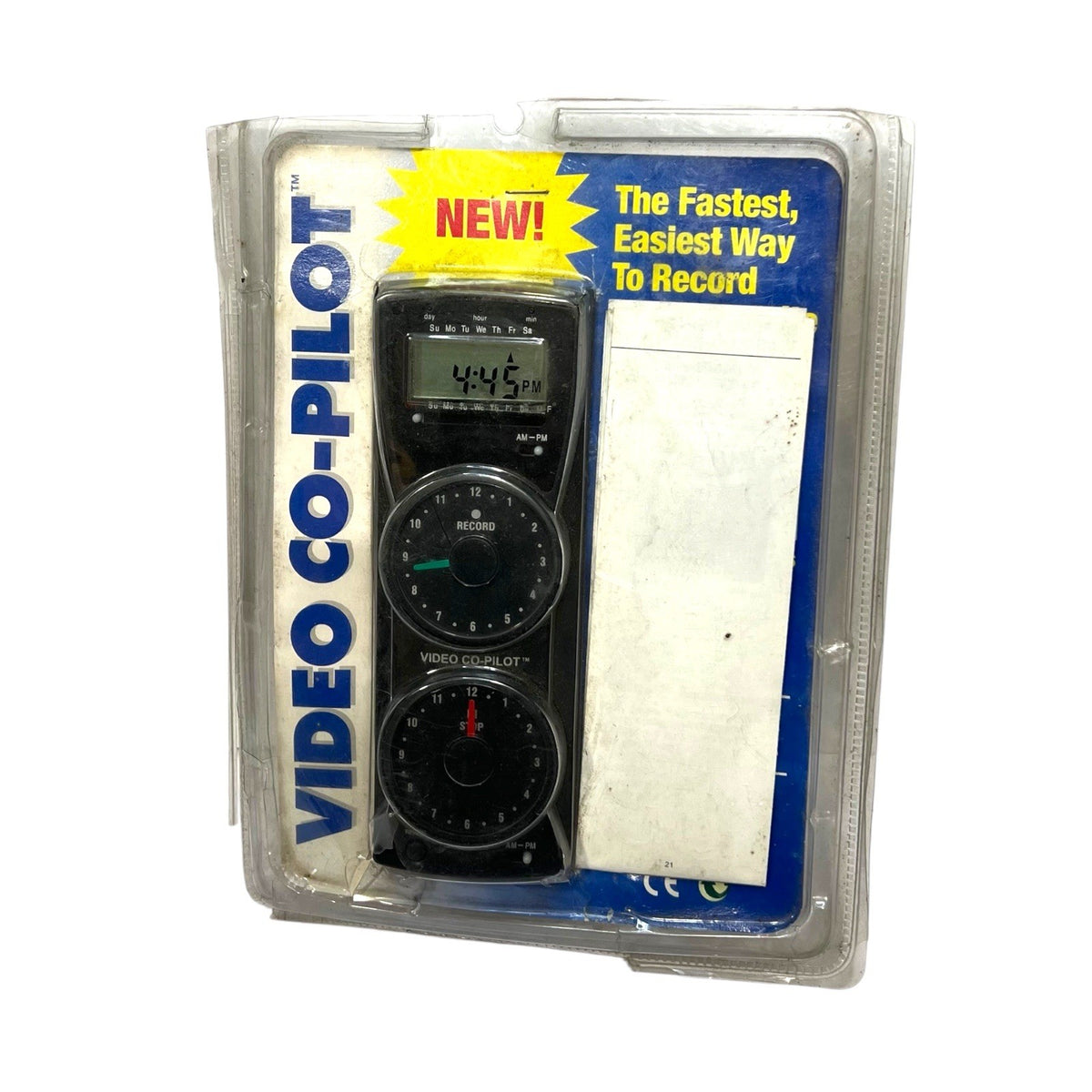 Vintage Video Co-Pilot VCR Recording Controller Timer NOS Video Recorder Accesso