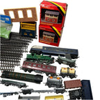 Vintage OO Gauge Model Railway Job Lot Hornby Tri-ang Track Locos Wagons Spares - side view