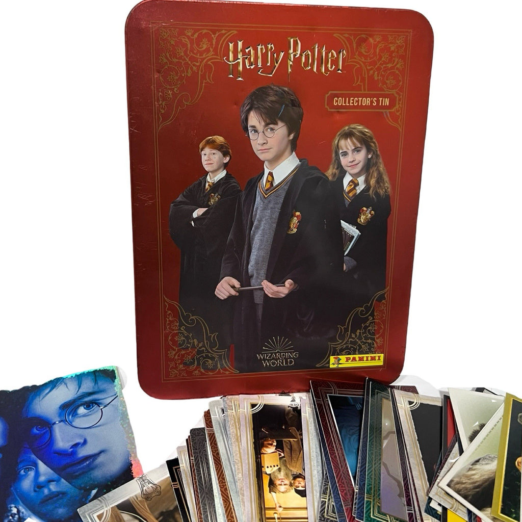 Harry Potter Panini Collector Tin Bundle 156 Cards 28 Stickers Wizarding World