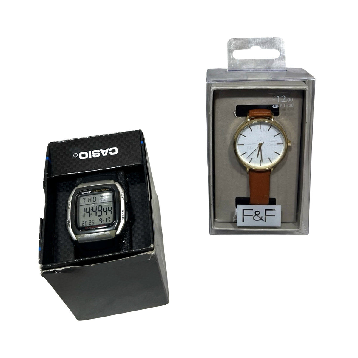 14x Boxed Watch Job Lot Sekonda Seksy Radley Casio Accurist OHSEN MOON - close-up detail